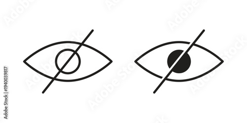 Sensitive content icon. set of web icons on white background