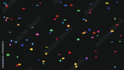 Stained glass inspired digital art featuring vibrant mosaic patterns with colorful tessellations on a dark background, abstract design