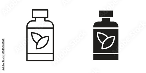 Supplement icon. set of web icons on white background