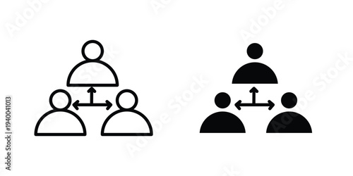 Third party icon. set of web icons on white background