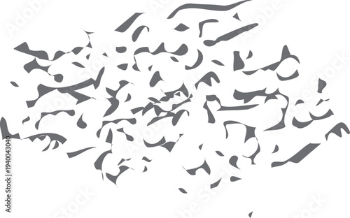 Abstract Organic Shape Chaos Background