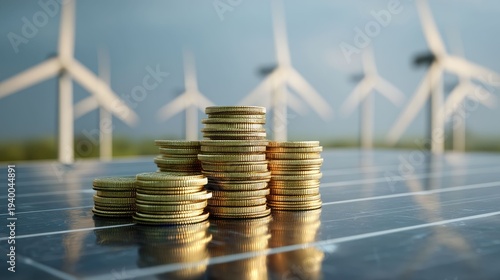 Investing in renewable energy wind farms sustainable growth economic landscape bright future