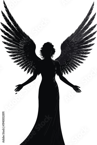 Billiards player silhouette aiming cue stick to strike pool ball on table, professional snooker sport action illustration isolated on white background vector style