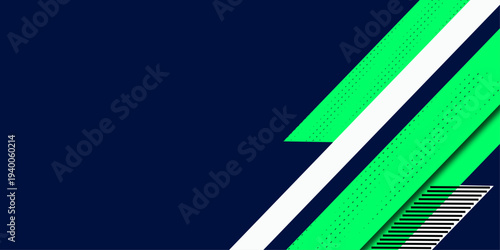 Piano keys on green background design.