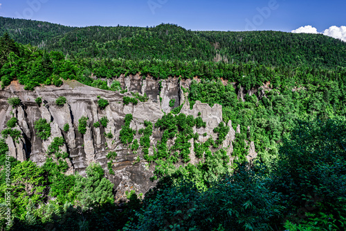 Fotografía Scenery of the Yalu River Grand Canyon in Changbai Mountain, Baishan City, Jilin
