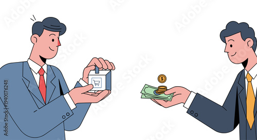 Customer Paying Money for Product Purchase Shopping Transaction Concept