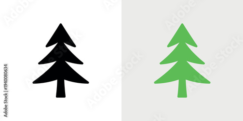 Black and green pine tree black tree green tree evergreen