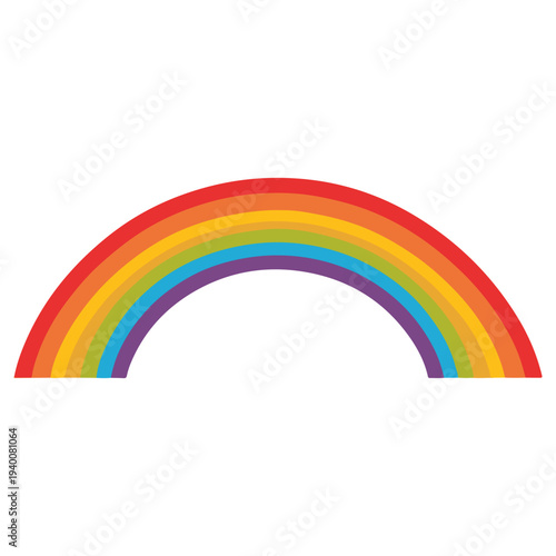 The spectral bridge a harmonious fusion of color silhouettes and flat patterns