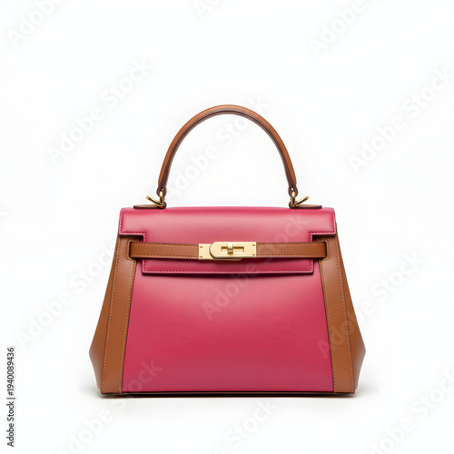 Fashion women bag on white background