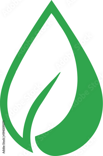 Vibrant green leaf logo on colorful gradient background with sunburst effect