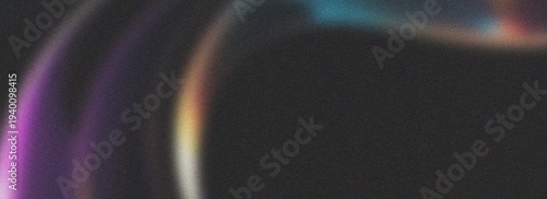 Abstract blurry light streaks with purple and gold highlights