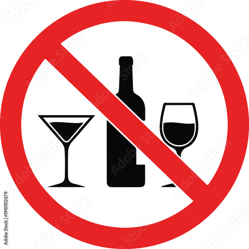 Do not drink alcohol in this area