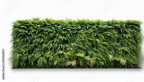 Long Leaf Wall Isolated On White Background