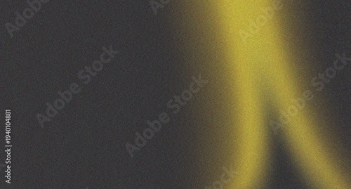 Abstract grain noise texture background with bright yellow light streaks