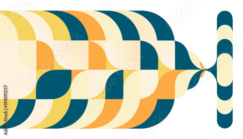 modern abstract wave background, smooth flowing curves,  clean geometric shapes, corporate style, white background, vector style illustration, high resolution