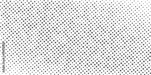 Abstract geometrical star pattern background - black and white vector design