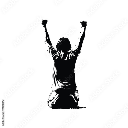 Black and white illustration of a drum set in hand drawn style vector