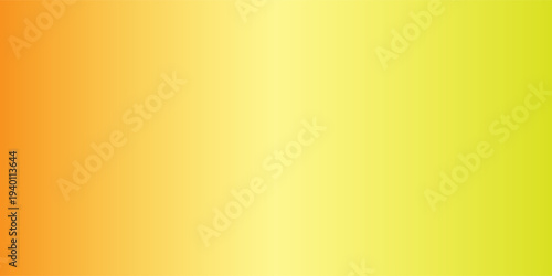 Foto Gradual color transition from orange to yellow across a smooth gradient backgrou