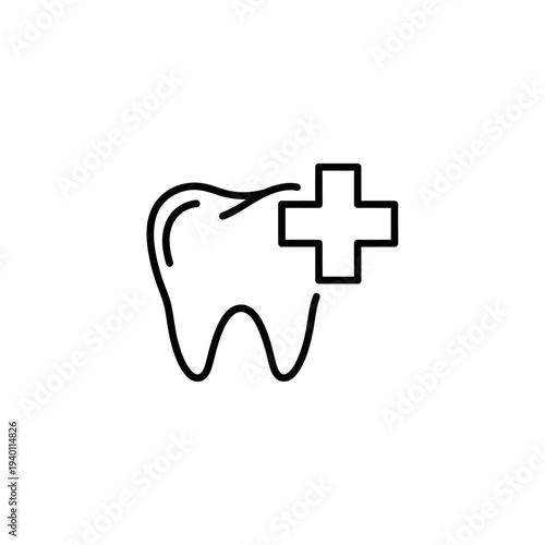 Dental Health and Oral Care Essentials Icon for Dental Clinic and Hygiene