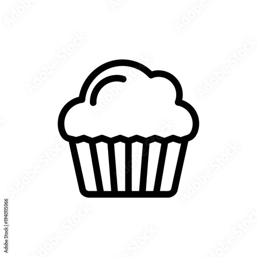 Delicious Cupcake with Sweet Frosting Perfect for Bakery and Dessert Highlights