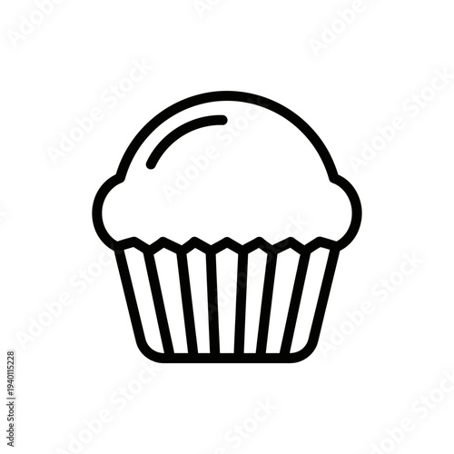 Delicious Freshly Baked Muffin with Soft Texture and Golden Brown Crust