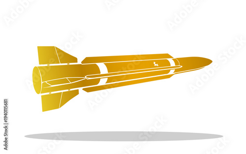 illustration of an intercontinental ballistic missile