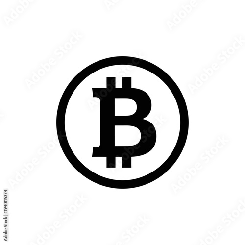 Digital Cryptocurrency Concept Emphasizing Bitcoin Symbol and Innovation