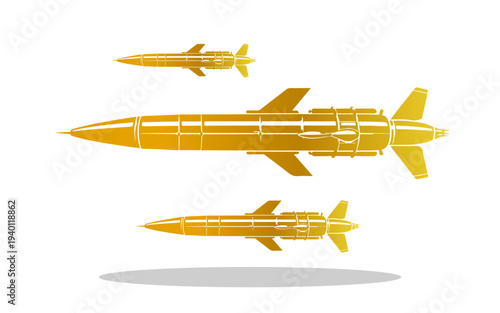 gold missile bomb enemy base