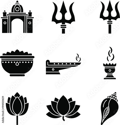 Hindu symbols and icons