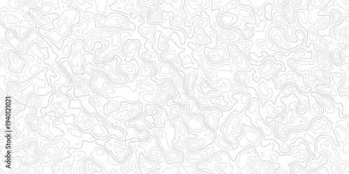 Gray topographic map contour lines on white background pattern texture_1