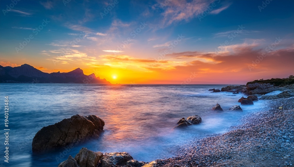 Fototapeta premium Evening Colors By The Sea