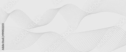 Abstract vector background with black wavy lines. EPS10