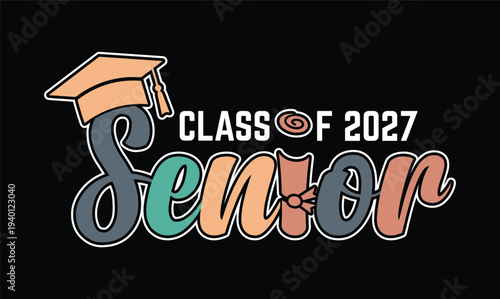 senior class of 2027 t shirt design
