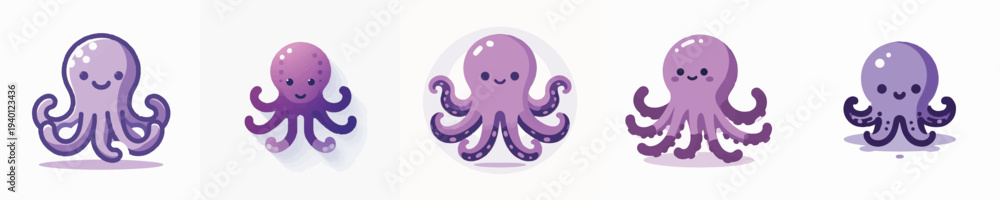 Fototapeta premium Vector of a Octopus