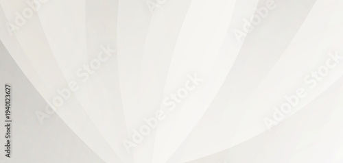 Clean futuristic white architectural curve design for website backdrop. template layout poster, banner, flyer , magazine.