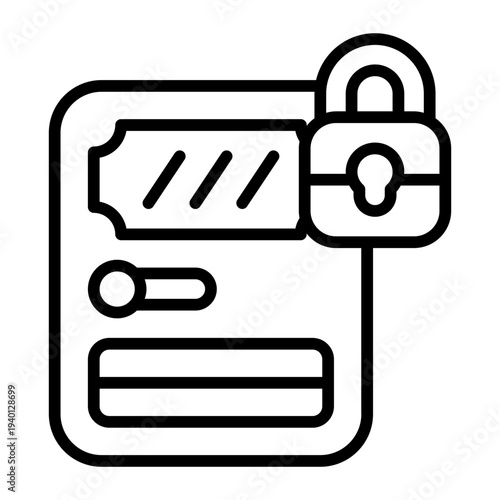 Door Lock Icon