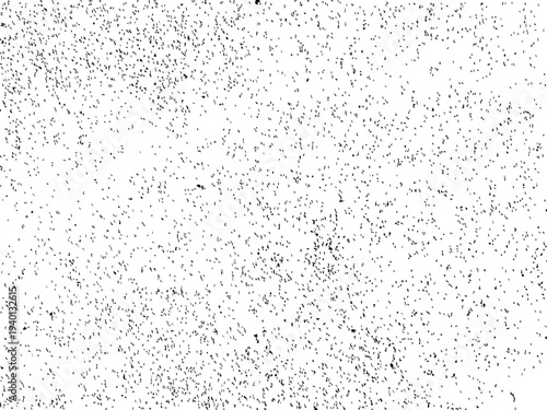 Grainy Grunge Noise Texture on Paper Background Overlay with Sand Vector Pattern. Fine Particle Dust. Black Ink Dot Scatter. Subtle Rough Surface. Grainy Concrete Texture Bg.