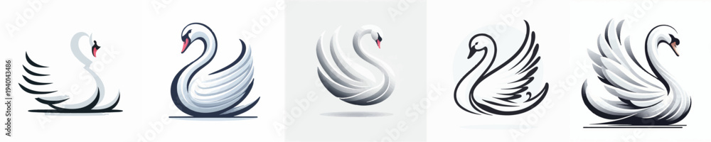 Obraz premium Vector of a Goose