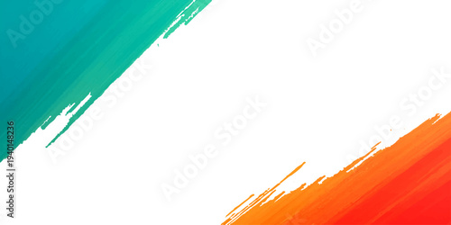 A bright abstract wallpaper concept featuring a colorful paint roller creating rainbow splashes and textured vector patterns on a light glass template with green and yellow art