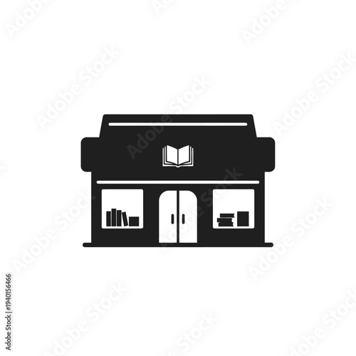 Modern Architecture and Storefront Design Featuring a Bookstore Facade