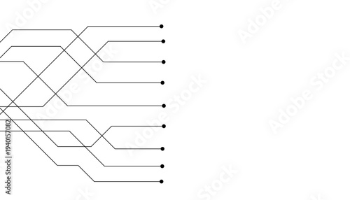 Abstract futuristic circuit board Illustration, Circuit board with various technology elements. Circuit board pattern for technology background. Vector illustration
