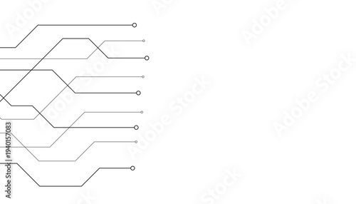 Abstract futuristic circuit board Illustration, Circuit board with various technology elements. Circuit board pattern for technology background. Vector illustration