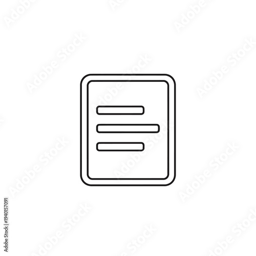 Modern Digital Tablet with Touchscreen Display for Technology and Communication