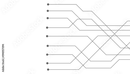 Abstract futuristic circuit board Illustration, Circuit board with various technology elements. Circuit board pattern for technology background. Vector illustration