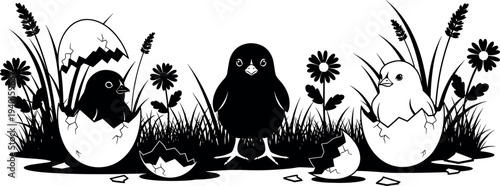 Set, of, Religious, Palm, Sunday, Icons, Easter, Eggs, Rabbit, Sheep, Flower, Silhouettes, Tulips, Daffodils, Party, Masks, Apples, Bread, and, Nature,