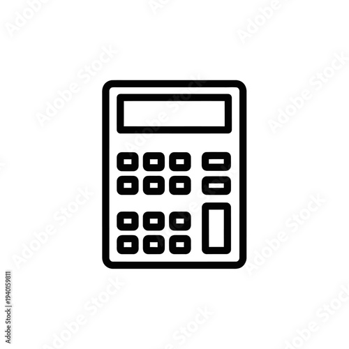 Modern Scientific Calculator with Digital Display for Mathematical Calculations