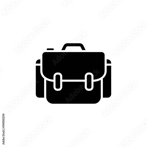Professional Business Briefcase Icon for Corporate and Office Use