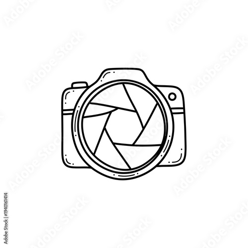 Professional Camera with Lens and Tripod for Photography and Videography