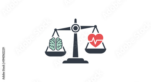 Balance between heart and brain.