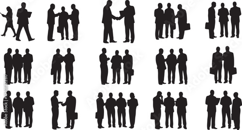 Businessman Icon. professional business man or company employee worker. corporate member profile avatar of male person logo symbol. office owner or ceo consultant vector. businessman in suit boss sign